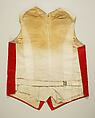 Waistcoat, Silk satin, European