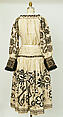 Ensemble, linen, wool, Spanish