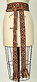 Ensemble, Mrs. Made Krastins, linen, Latvian