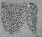 Fragment, Silk, bobbin lace, Italian