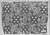 Fragment, Wool on canvas, Albanian or Montenegrin