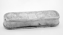 Tobacco box, Brass, Dutch
