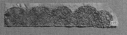 Fragment, Silk thread on silk, possibly German
