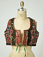 Vest, leather, wool, European, Eastern