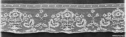 Lace border, Bobbin lace, Flemish, Antwerp