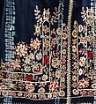 Apron, cotton, silk, wool, Czech