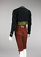 Ensemble, (a, b) wool, silk, metal; (c, d) leather, silk, metal, Czech (Hanáci)