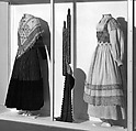 Jacket, leather, wool, glass, metal, hair, silk, Czech (Moravian)