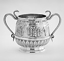 Sugar bowl (part of a set), Silver, Anglo-Indian