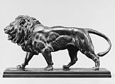 Walking Lion (Le lion qui marche), Antoine-Louis Barye French, Bronze, French