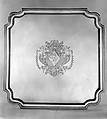 Square salver, David Willaume II (British, 1693–1761), Silver, British, London