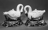 Pair of sauceboats, Meissen Manufactory  German, Hard-paste porcelain, German, Meissen