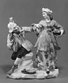 Fisherman and girl, Capodimonte Porcelain Manufactory Italian, Soft-paste porcelain, Italian, Naples