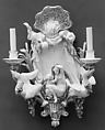 Sconce (one of a pair), Meissen Manufactory (German, 1710–present), Hard-paste porcelain, German, Meissen