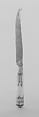 Table knives (12), Soft-paste porcelain, French, Saint-Cloud