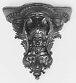 Wall bracket, Carved walnut, French