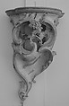Pair of wall brackets, Painted wood, German