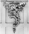 Wall bracket, Carved, painted and gilded wood, German