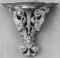 Pair of wall brackets, Carved and gilded wood, French