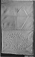 Nightgown case, Mrs. James Joseph Healy, Cotton, Irish, Dublin, Mountmellick