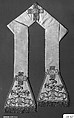 Stole, Silk and metal thread, Italian