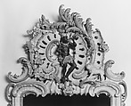 Mirror (one of a pair), Carved, painted, and gilded basswood and red pine, German