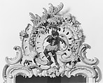 Mirror (one of a pair), Carved, painted, and gilded basswood and red pine, German