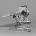 Parrot with spread wings, Johannes Zeschinger, Faience (tin-glazed earthenware), German, Strasbourg