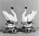 Swan (one of a pair), Meissen Manufactory  German, Hard-paste porcelain, German, Meissen