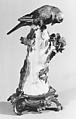 Jay (one of a pair), Meissen Manufactory  German, Hard-paste porcelain, gilt bronze, German, Meissen
