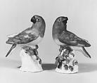 Parrot (one of a pair), Meissen Manufactory German, Hard-paste porcelain, German, Meissen