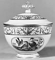 Sugar bowl with cover (part of a service), Meissen Manufactory German, Hard-paste porcelain, German, Meissen