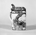 Tankard, Meissen Manufactory German, Hard-paste porcelain, silver gilt, German, Meissen with German, Dresden mounts