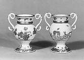 Vase (one of a pair), Meissen Manufactory  German, Hard-paste porcelain, German, Meissen