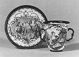 Chocolate cup (part of a service), Meissen Manufactory (German, 1710–present), Hard-paste porcelain, German, Meissen with German, Augsburg decoration