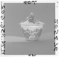 Sugar bowl with cover (part of a service), Worcester factory (British, 1751–2008), Soft-paste porcelain, British, Worcester