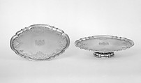 Oval salver (one of a pair), Silver gilt, German, Augsburg