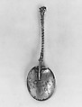 Spoon, Silver gilt, Swiss or German