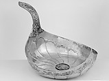 Ladle (Puisoir), Silver, parcel gilt, British, after Russian original