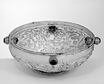Bowl, Silver, parcel gilt, British, after Russian original