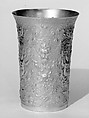 Beaker, Franchi and Son, Silver on base metal, British, London, after Russian original