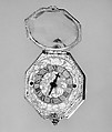 Watch, Watchmaker: J. Tramieri (Italian, recorded 1600), Rock crystal; gilded brass; steel, partly blued; silver, Italian, Turin