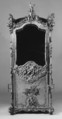 Sedan chair, Carved and gilded poplar and lindenwood; gilt-bronze mounts; leather, velvet, Italian