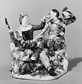 Harlequin and Columbine, Meissen Manufactory German, Hard-paste porcelain, German, Meissen