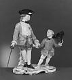 The Fencing Lesson, Höchst Manufactory  German, Hard-paste porcelain, German, Höchst