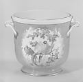 Wine-bottle cooler (seau à bouteille) (part of a service), Sèvres Manufactory (French, 1740–present), Soft-paste porcelain, French, Sèvres