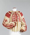 Blouse, cotton, silk, Romanian