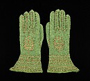 Bishop's Gloves, Silk, metal, European