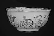 Bowl, Bow Porcelain Factory (British, 1747–1776), Soft-paste porcelain, British, Bow, London