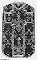 Chasuble, Silk and metal thread, Italian